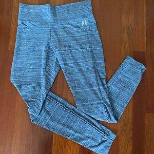 Victoria’s Secret Blue Striped Heather Side Braid Leggings
